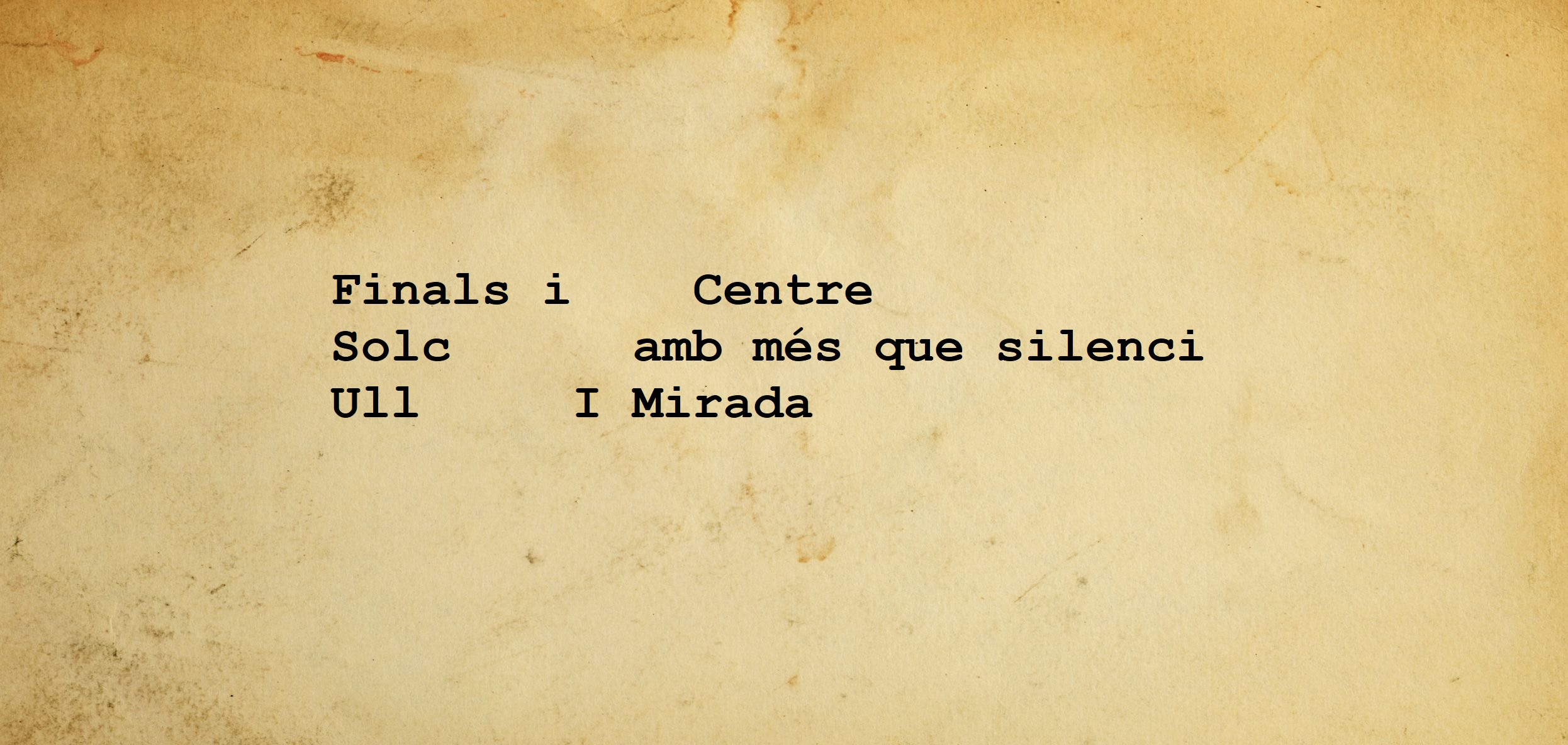 Cinc Poemes de la Felícia Fuster