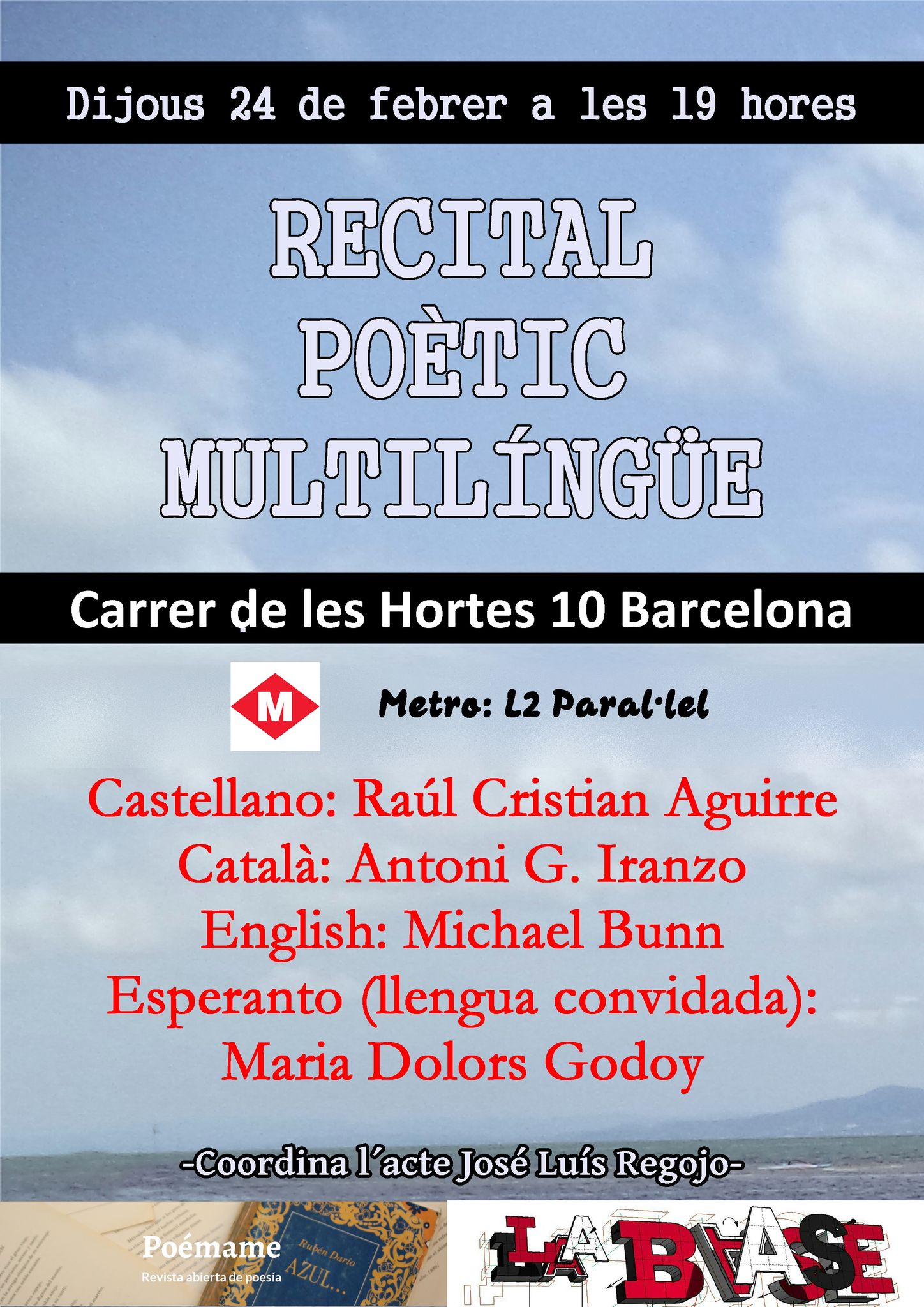 #PoémameBcn primavera: 24 febrero, 19h.
