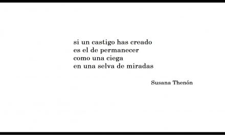 Cinco poemas de Susana Thenón