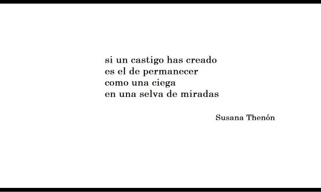 Cinco poemas de Susana Thenón