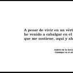 No estaré aquí cuando tiembles, de Andrés de la Escosura. Editorial Adarve, 2024.