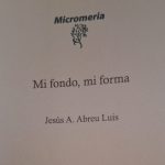 Mi fondo, mi forma. Jesús Abreu (Ed. Idea)